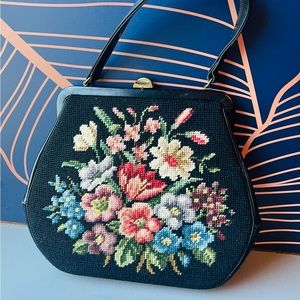 Vintage Embroidered Handbag-Gorgeous!